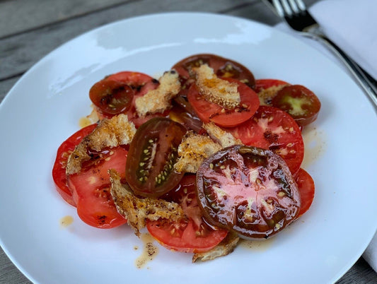 Tomato Salad with Brown Butter Vinaigrette