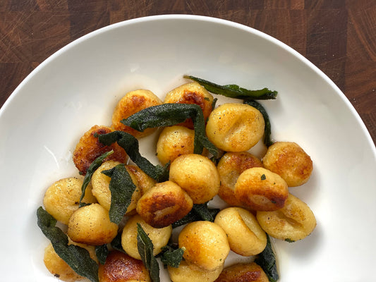Crispy Gnocchi with Sage Brown Butter