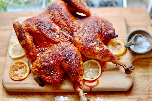 Roasted Chicken with Salted Honey Brown Butter
